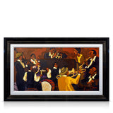 the jazz players - 48" x 24"