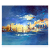 city sunset - 47" x 39"