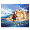 clouds clearing riomaggiore - 47" x 39"