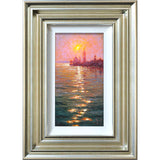 evening glow, venice - 6" x 12"
