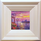 reflections of santa maria della salute - 9" x 9"