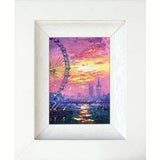 sunset over the london eye - sold