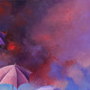 umbrella sky in red - sold! 🎉🥳