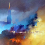 city diptych - 2 x 59" x 39"