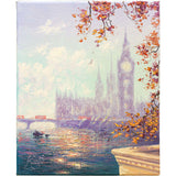autumnal haze, westminster - 8" x 10"