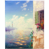 morning sparkle, venice - 8" x 10"
