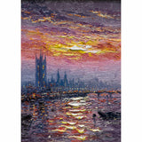 reflections of westminster - 5" x 7"