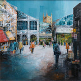borough market - 28" x 28"