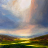 lighting the way - 24" x 24"