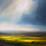 rays through the clouds - 24" x 24"