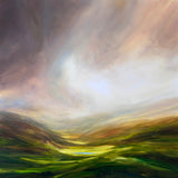 valley's embrace - 24" x 24"