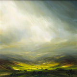 whispers across the valley - 12" x 12"
