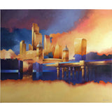 last train, cannon street - 47" x 39"