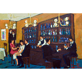 at the bar - 36" x 24"