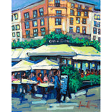 sunlit terrace - 24" x 30"