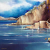 clouds clearing riomaggiore - 47" x 39"