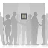 orange tip male and female bathwhite - 6" x 6"