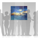 city sunset - 47" x 39"