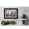 Allan Stephens' 30 inch limited edition print of "City of London" displayed in a collector’s sunroom.