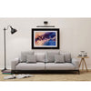 Artist Jon Gubbay’s 30 inch limited edition print of "Westminster" proudly displayed in a comfortable family room.