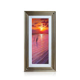 evening glow, lakeland - 12" x 32"