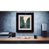Artist Ed Robinson’s 20 inch limited edition print of "Spice & Type, Butler's Wharf" displayed in a collector’s home office.
