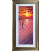 evening glow, lakeland - 12" x 32"