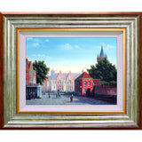 the town square - 16" x 12"