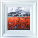 the storm gathering - 16" x 16"