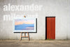 across the horizon - 51" x 29"