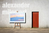 across the horizon - 51" x 29"