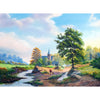 a river runs by - 16" x 12"